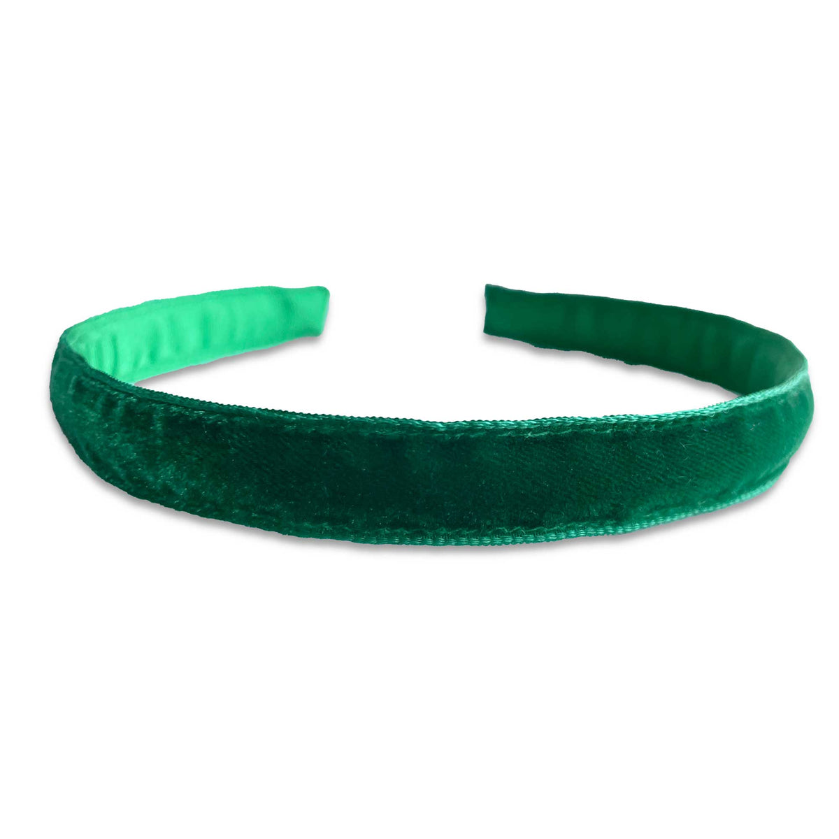Eva's House Single Velvet Headband – Moss Green