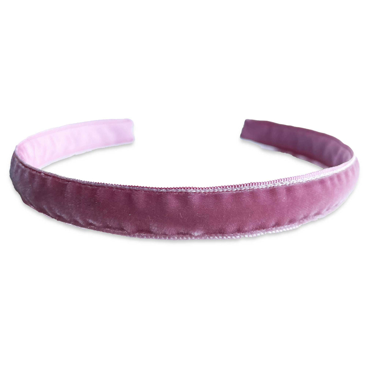 Eva's House Single Velvet Headband – Old Pink