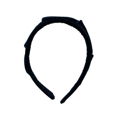 Eva's House Velvet Crown Headband – Black