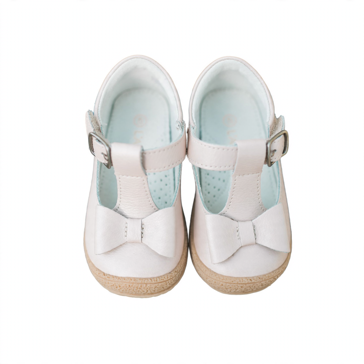 L'Amour Emma Bow T-Strap - Almond (3)