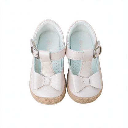 L'Amour Emma Bow T-Strap - Almond (3)