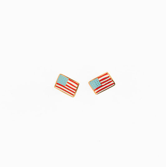 American Flag Studs
