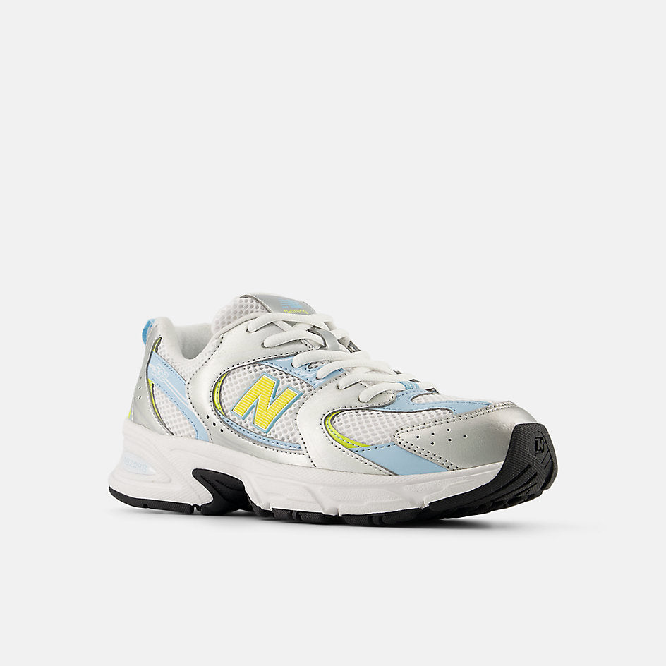 New Balance 530 Big Kids, Seasalt (lt blue/grey), G5308S1, front three-quarter