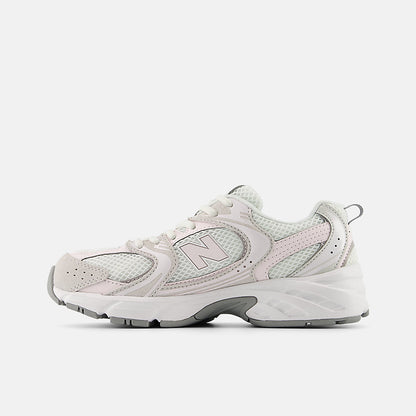 New Balance 530 Big Kids, Grey/Pink, G5309LW, medial side