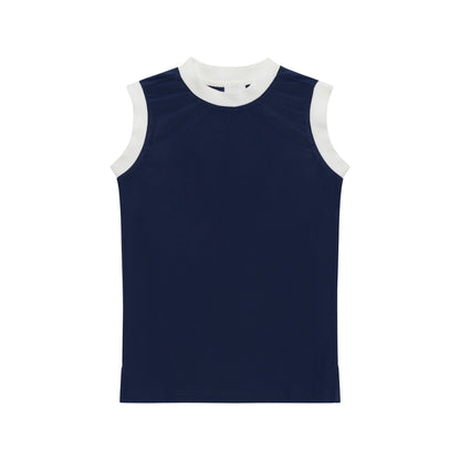 Girl's Muscle Tank Navy