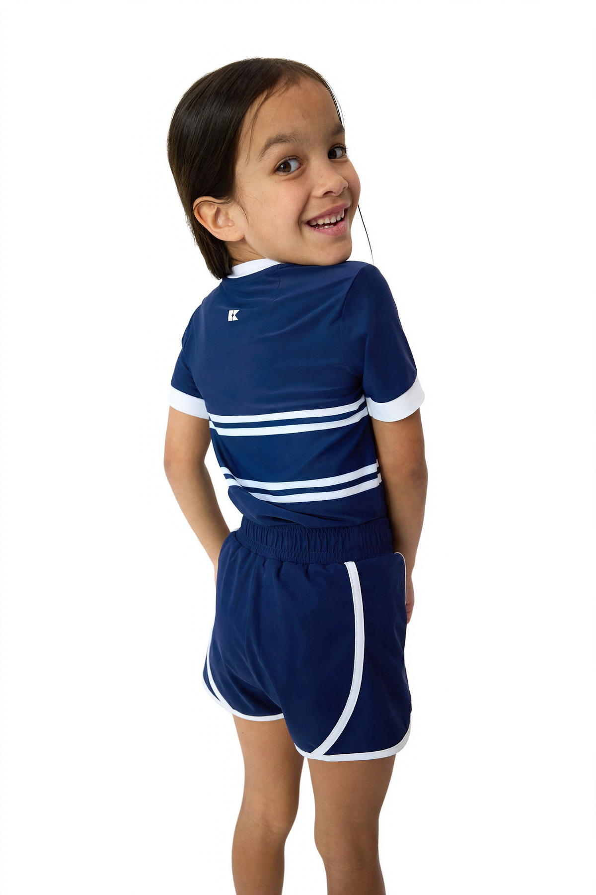 Girl's Super Short - Navy (2)