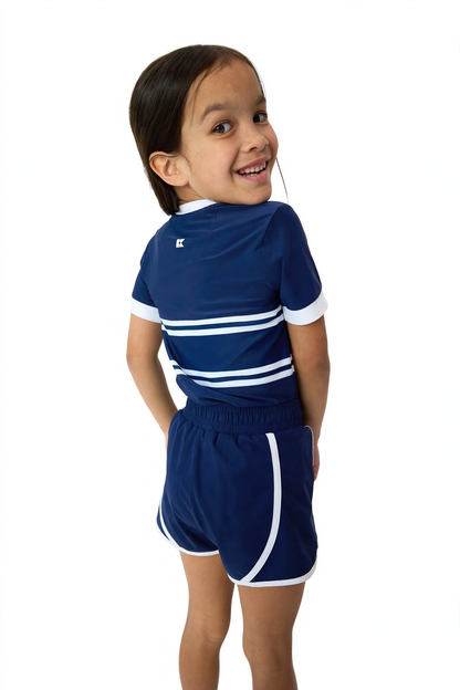 Girl's Super Short - Navy (2)