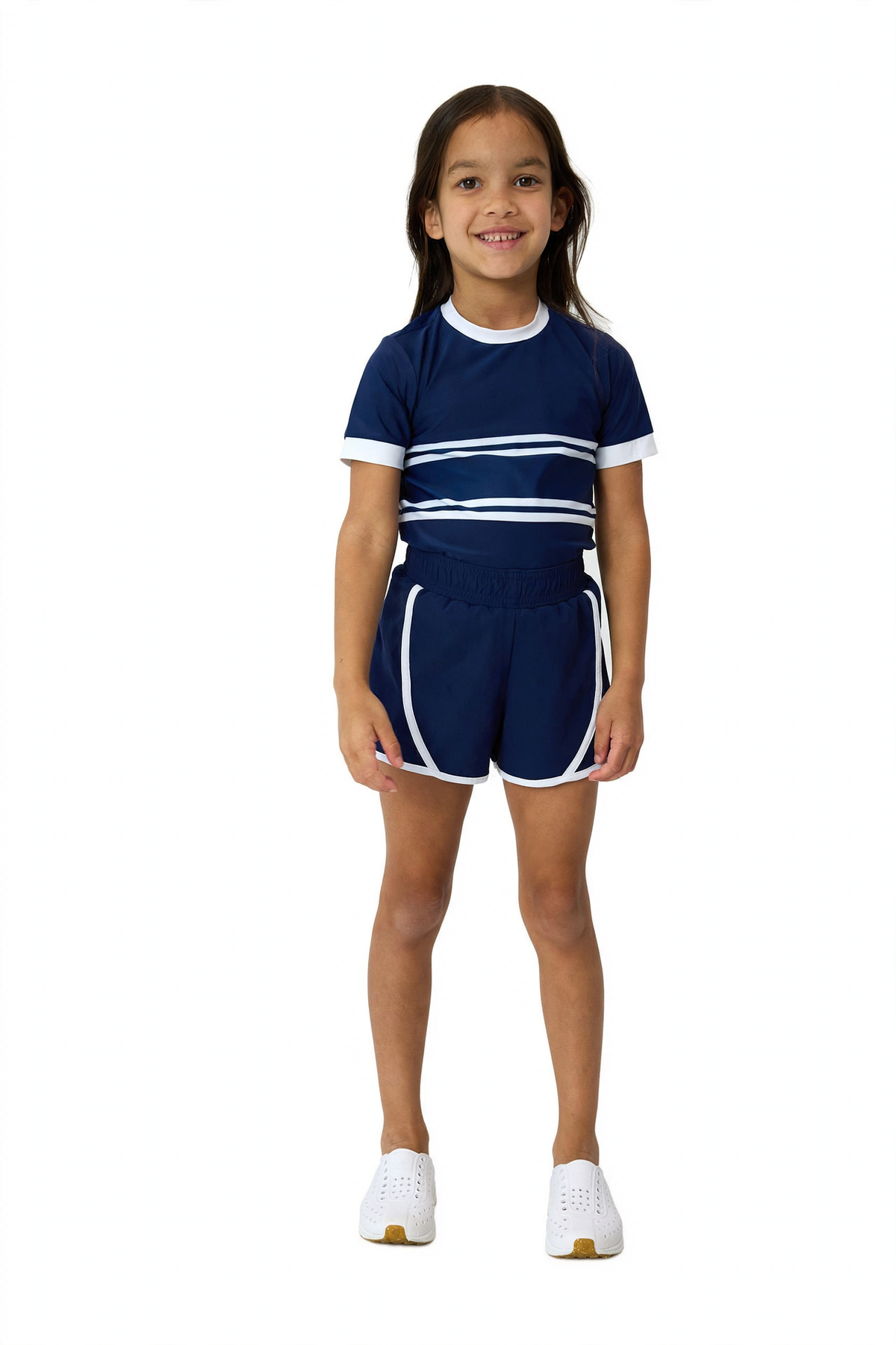 Girl's Super Short - Navy (3)