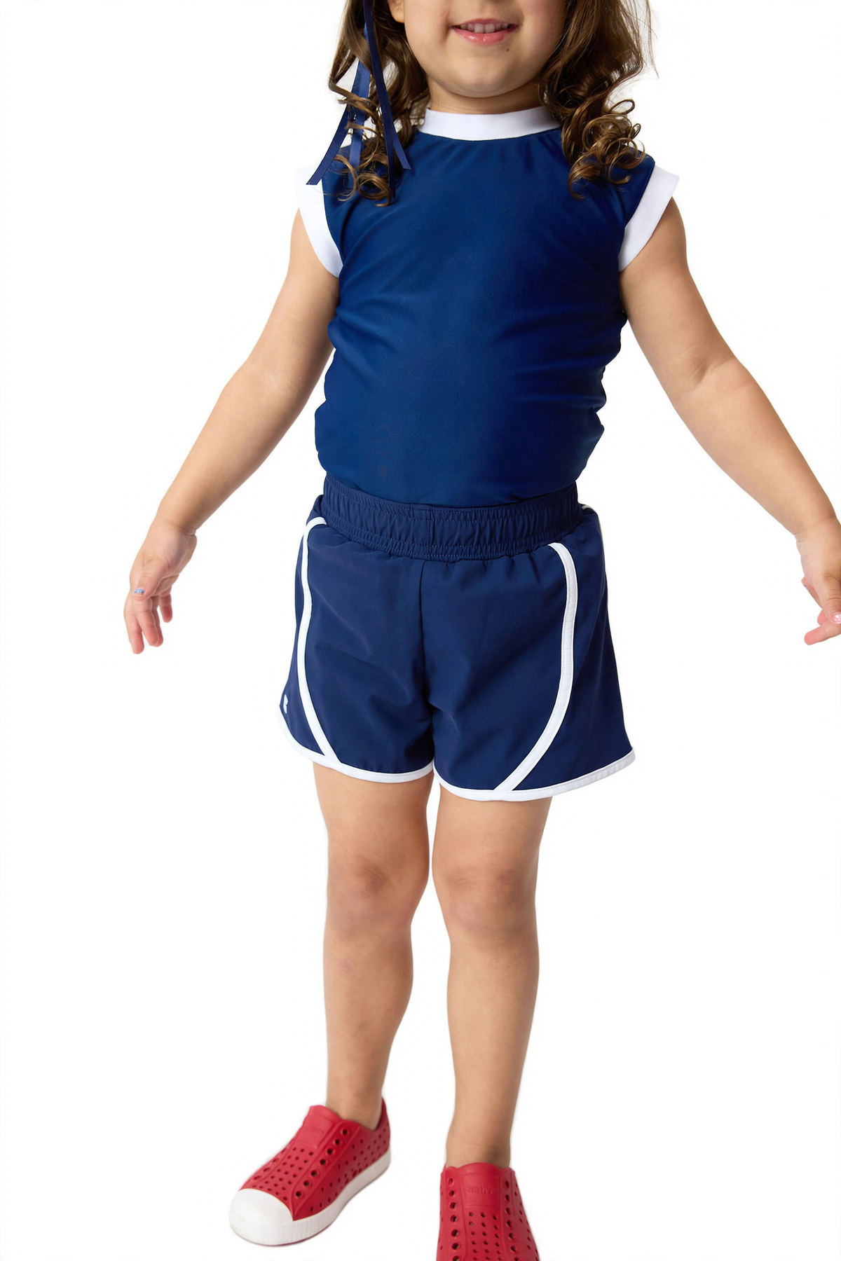 Girl's Super Short - Navy (4)