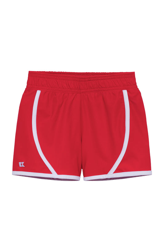 Girls Sprint Short - Red