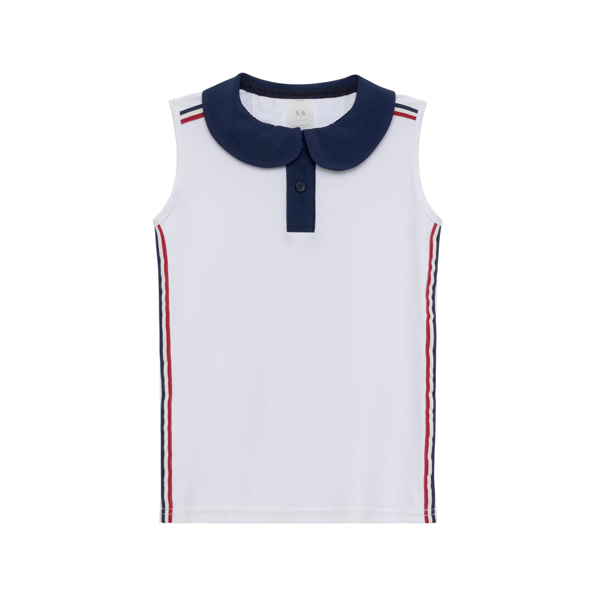 Girly Girl Tank Nautical - Liberty White with Ribbon