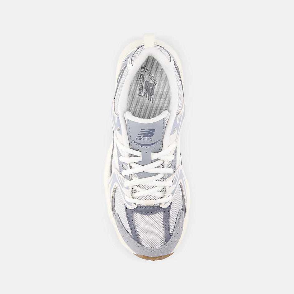 New Balance 530 Big Kids, Grey/Grey, GR530UK, top