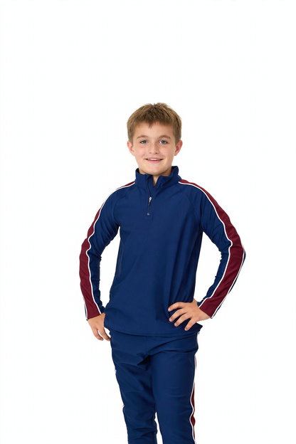 Half Zip - Navy (2)