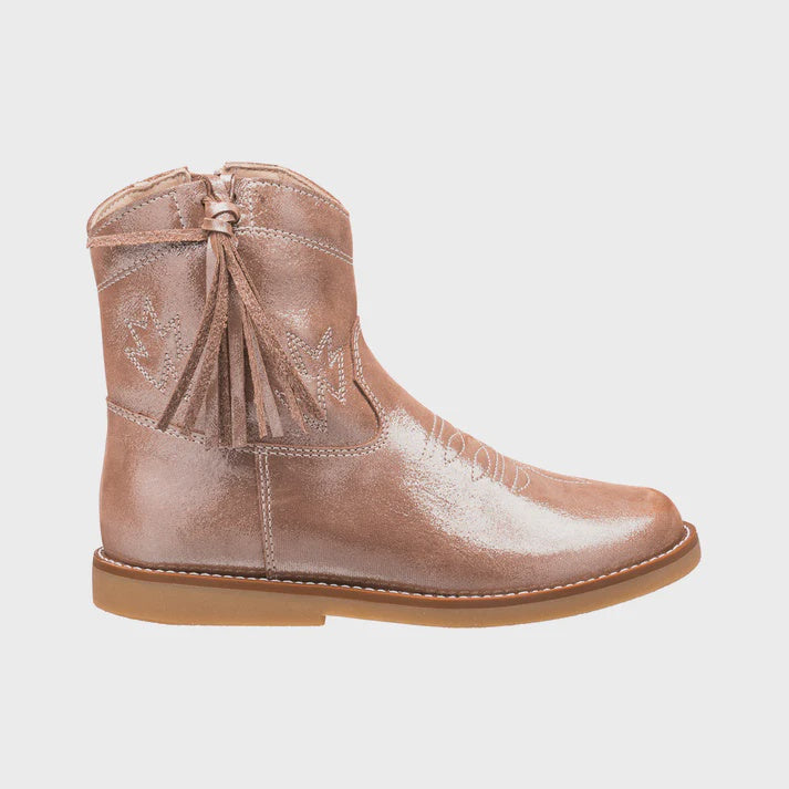 Hannah Suede Boot - Blush