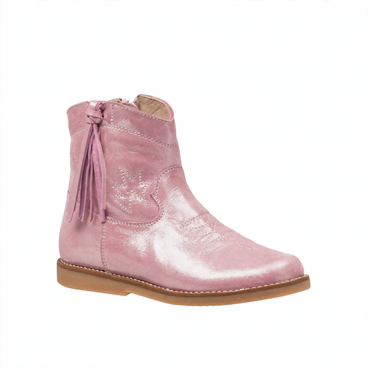 Hannah Suede Boot Blush