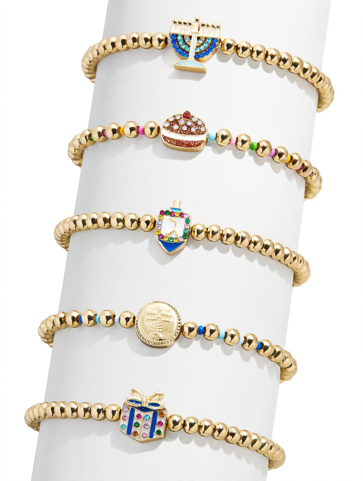Happy Hanukkah Bracelet Set