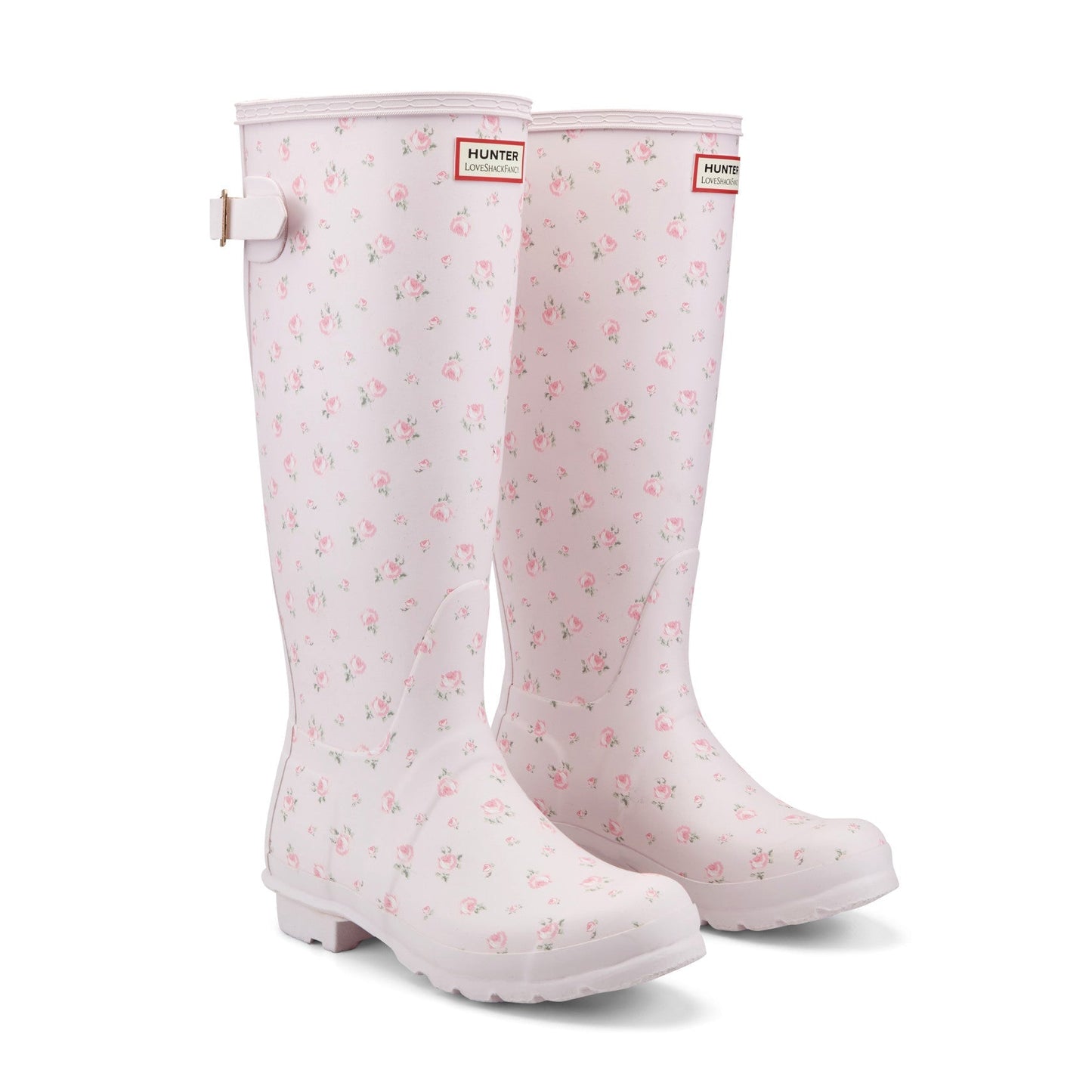 Hunter x LoveShackFancy Light Pink side profile clean product view