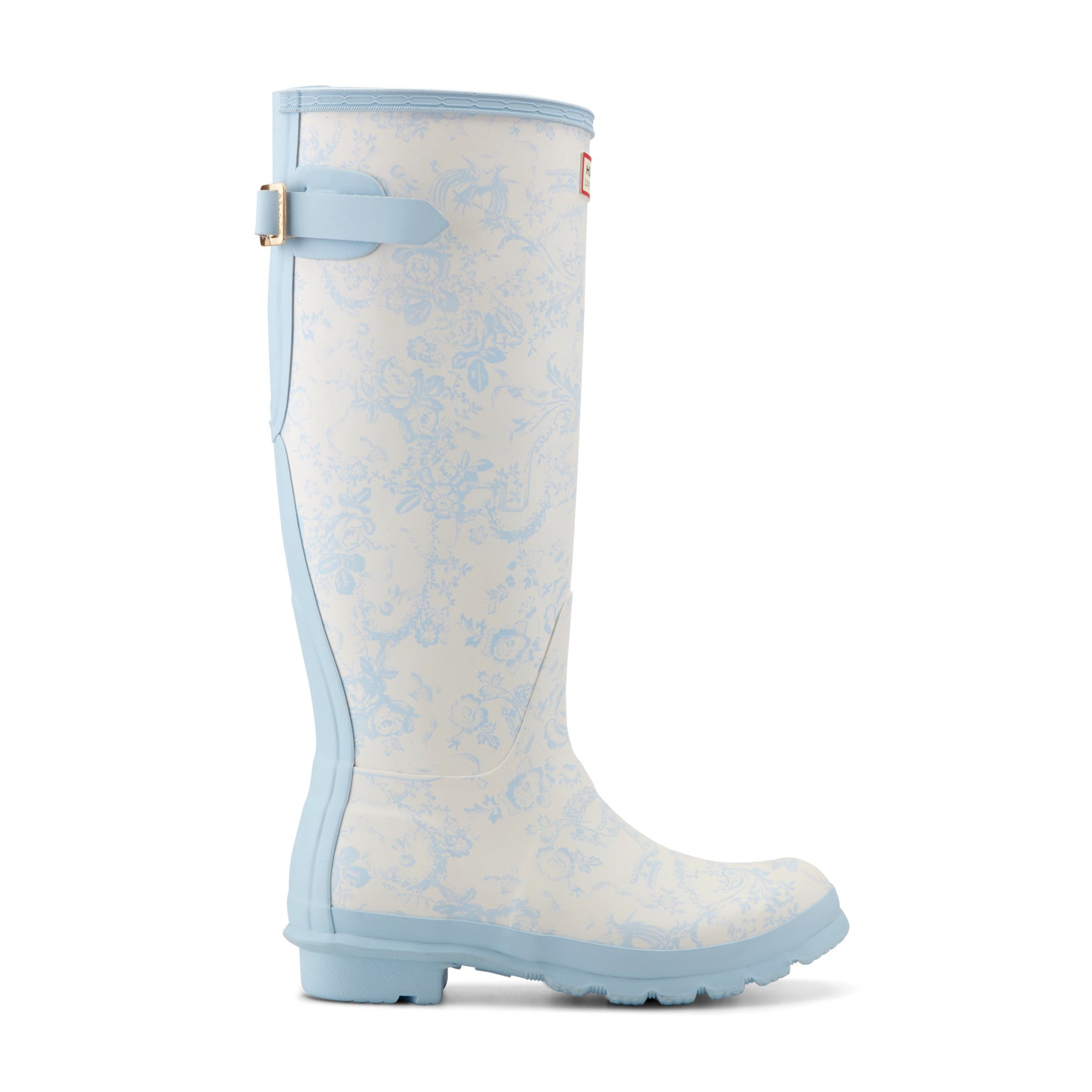 Hunter x LoveShackFancy Light Blue front profile clean product view