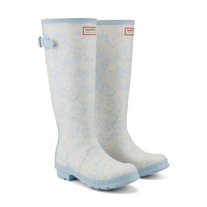 Hunter x LoveShackFancy Light Blue side profile clean product view