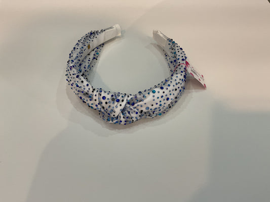 Tulle Jeweled Knot Headband