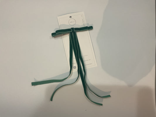 Stitched Velvet Ribbon Bow