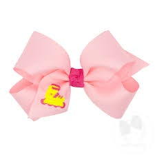 Medium Roller Blade Grosgrain Hair Bow (Knot Wrap)