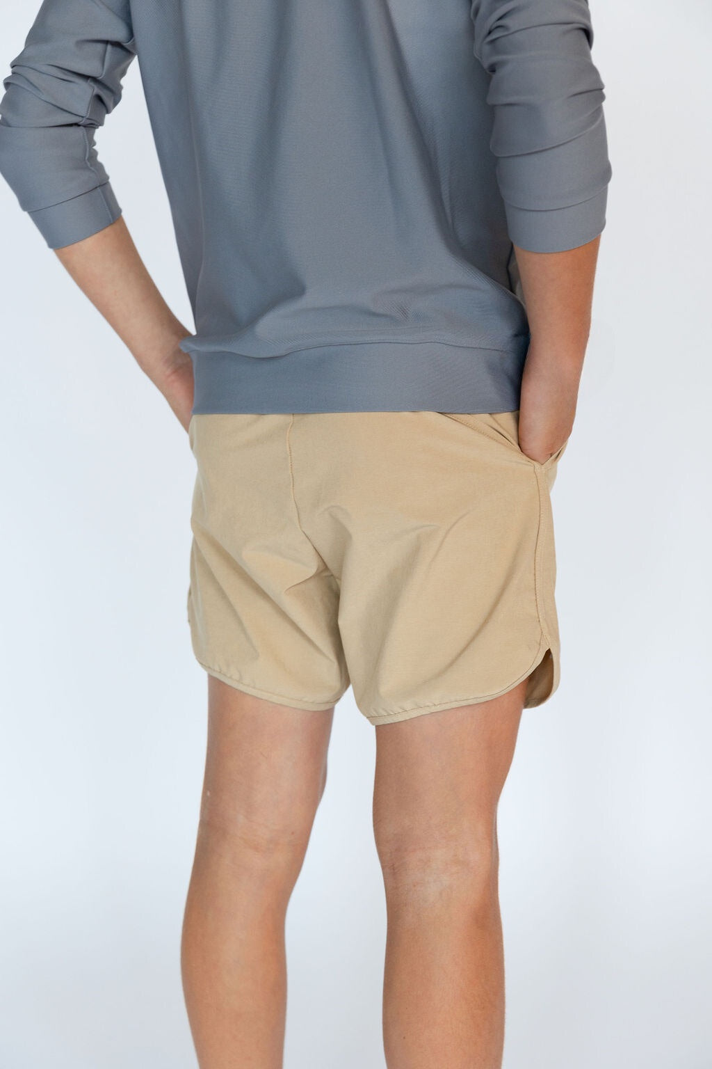 Super Short No Liner - Khaki lifestyle 1