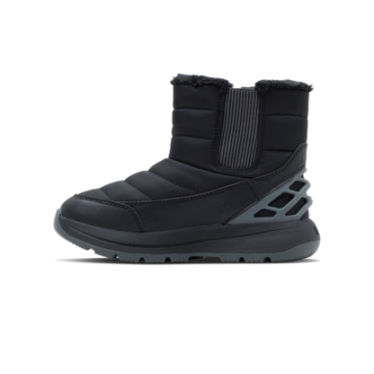 Kizik Little Juno 2 boot — Black/Robust Gray, pair