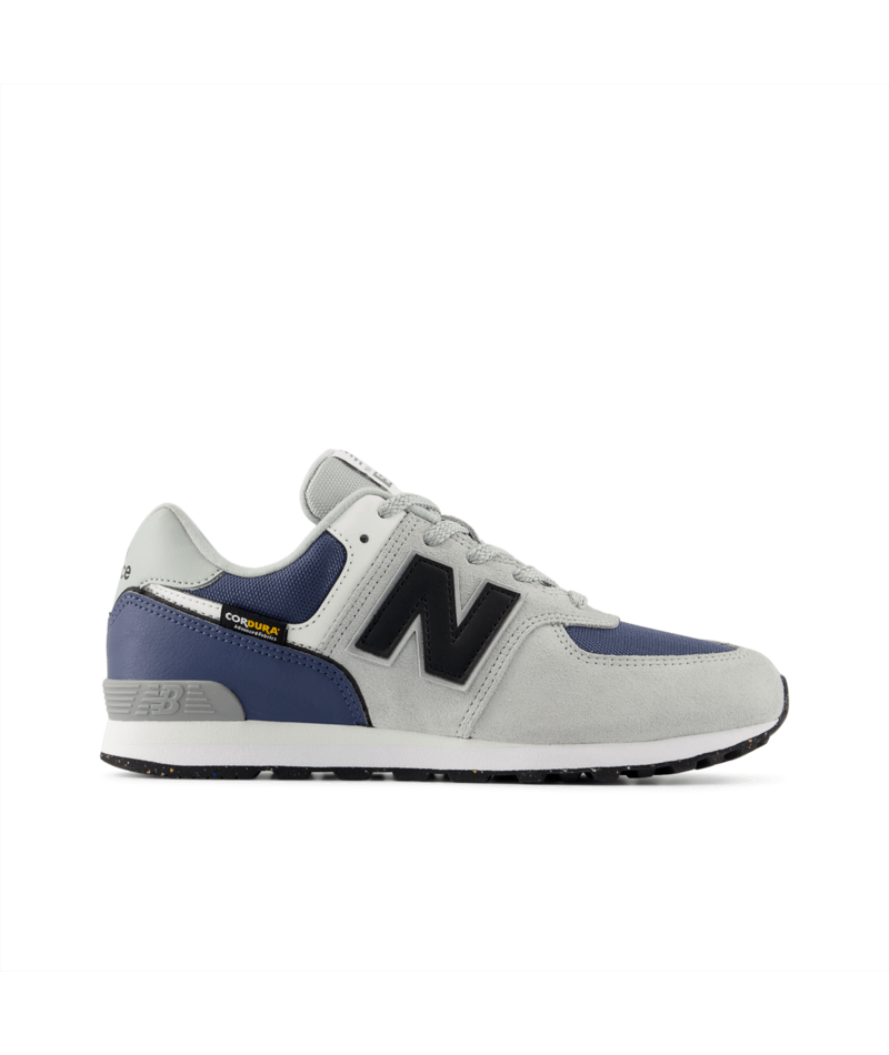 574 Core Lace (Big Kids) - Grey Blue