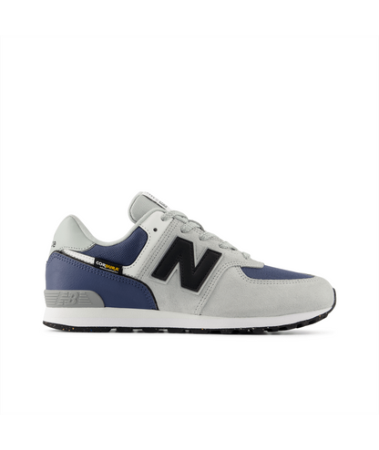 574 Core Lace (Big Kids) - Grey Blue