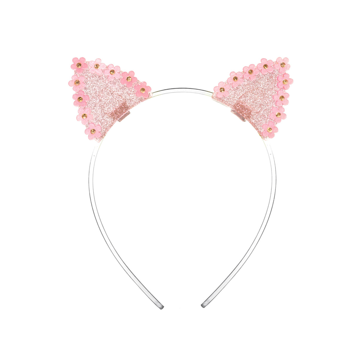 Lilies & Roses Daisy Cat Ears Glitter Headbands