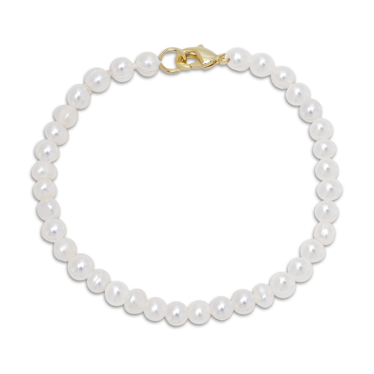 Freshwater Pearl Strand Bracelet (Baby) – Classic Pearl / 5.5"