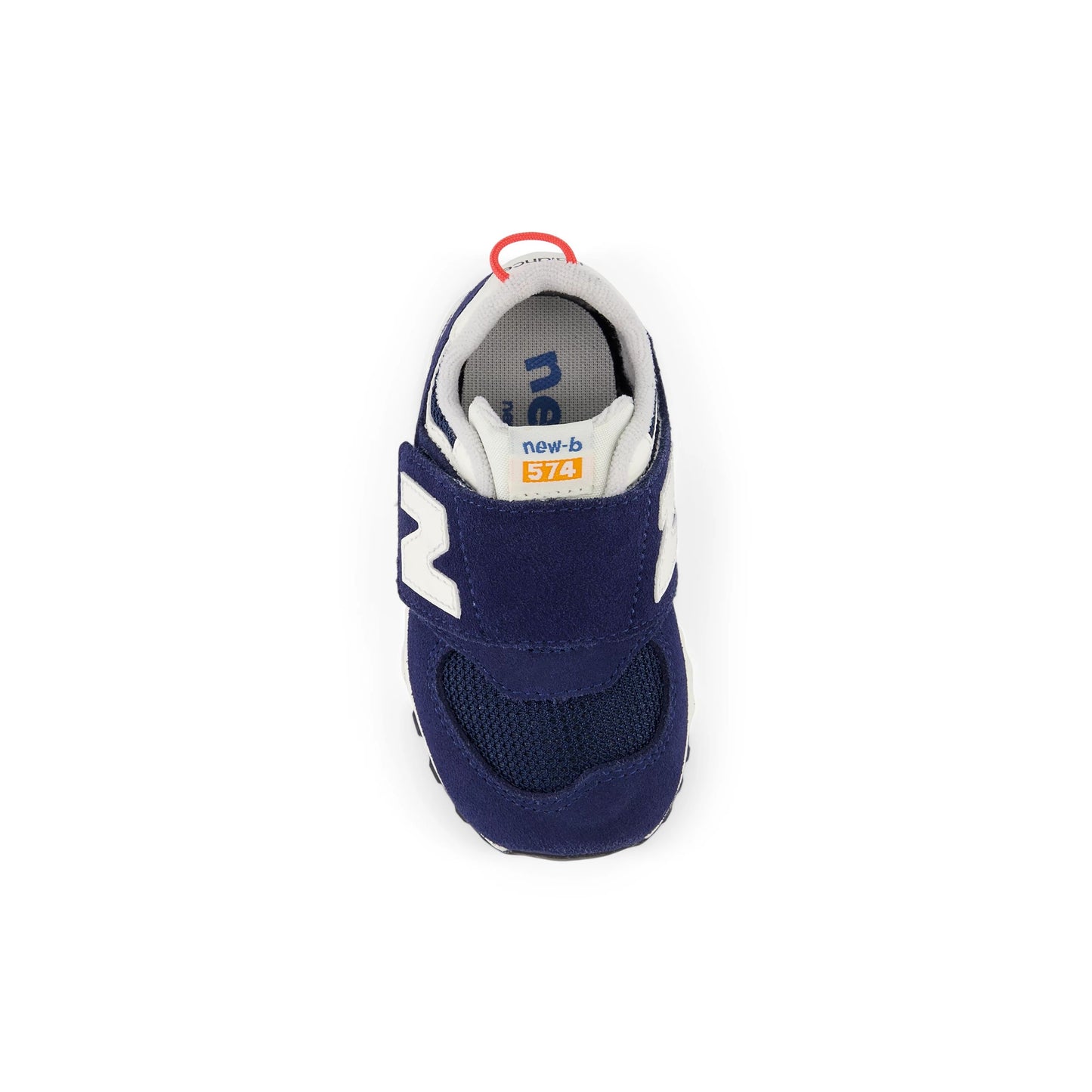 574 new-b Hook & Loop - NB Navy/Blast Red (3)