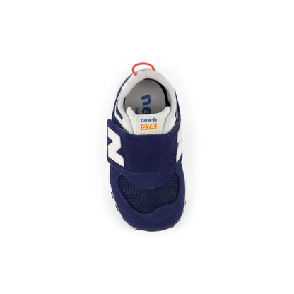574 new-b Hook & Loop - NB Navy/Blast Red (3)