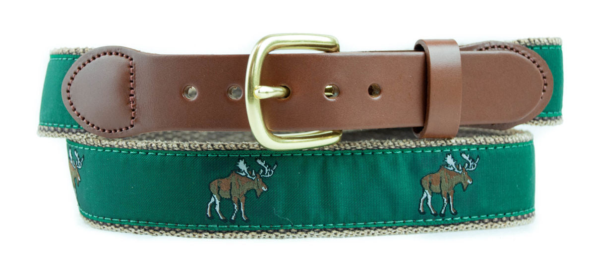 Motif Belt Moose | Moose on Khaki