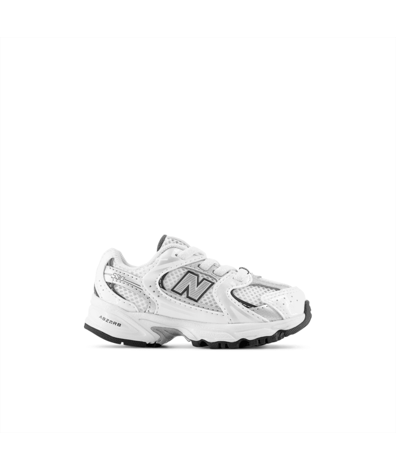 530 Bungee Lace (Infants) - NB White
