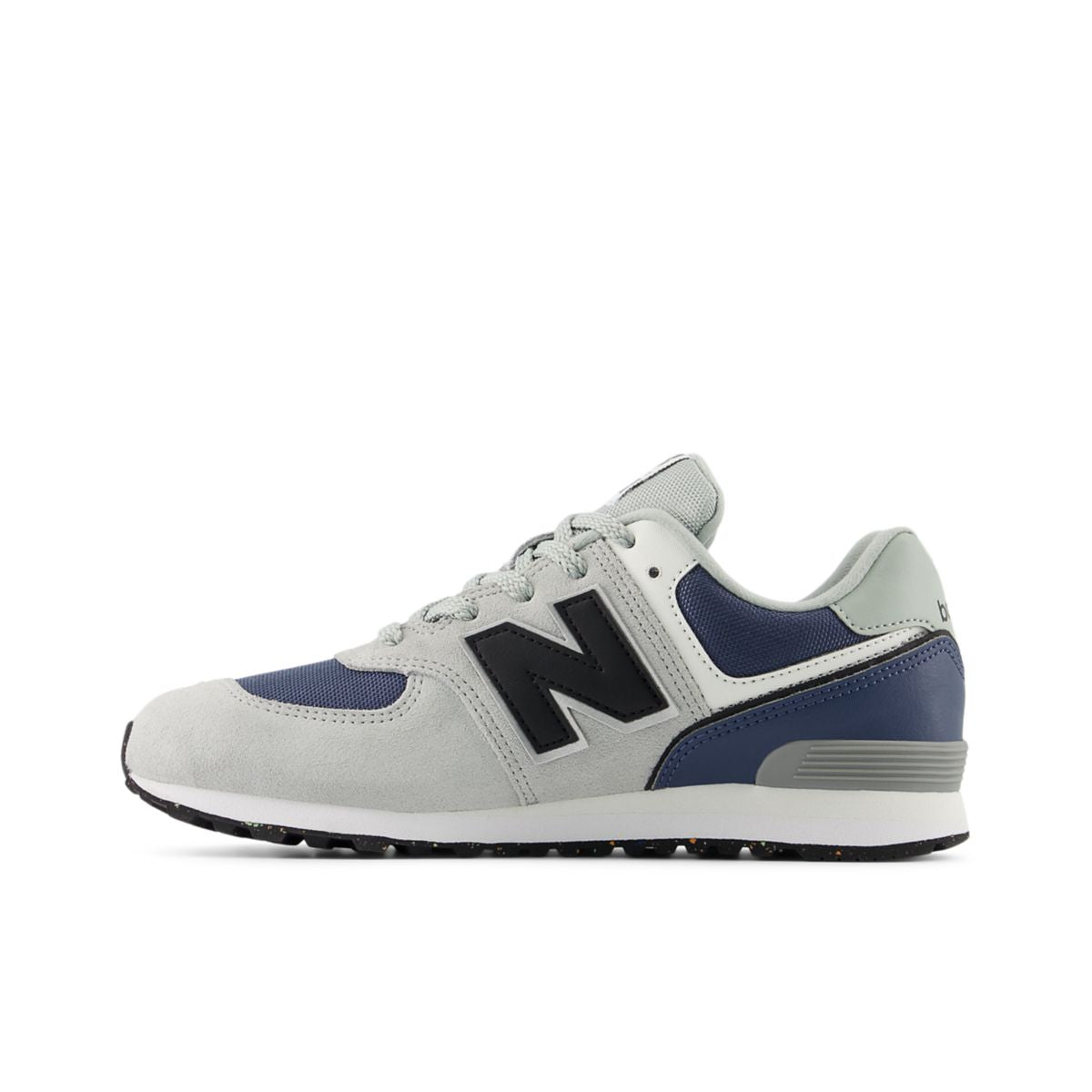 New Balance 574 Core Lace Big Kids, Grey Blue, G5742B2, medial view