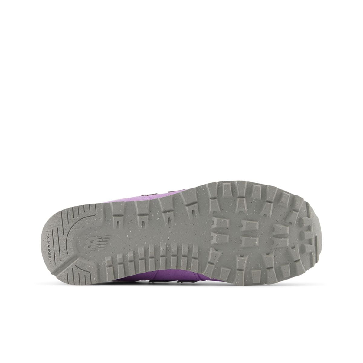New Balance 574 Core Lace Big Kids, Lilac Glow/Bright Lavender, GC574ESL, outsole view