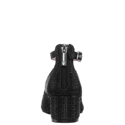 Nina Lennie2 in Black Shimmer, back view