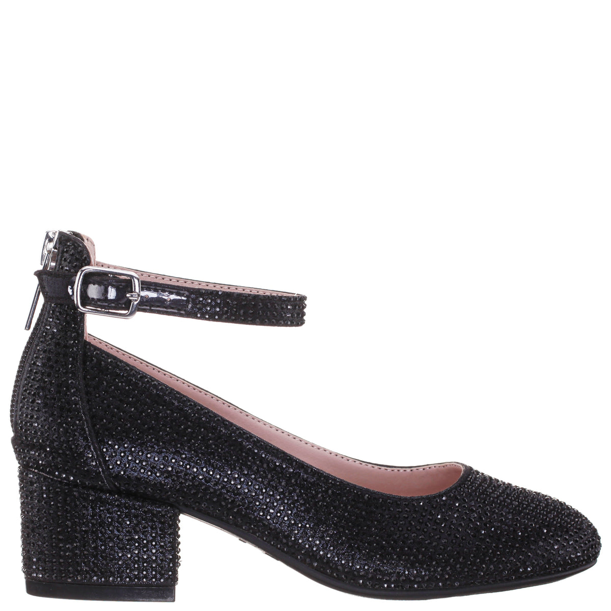 Nina Lennie2 in Black Shimmer, side view