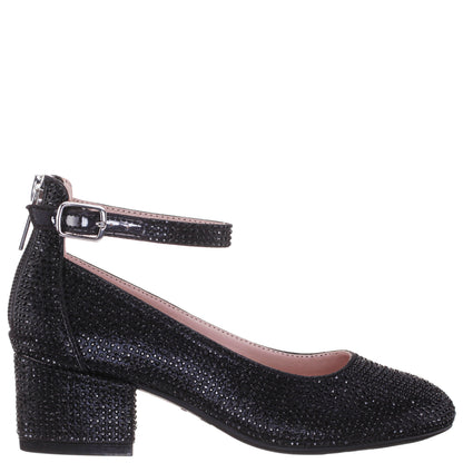 Nina Lennie2 in Black Shimmer, side view
