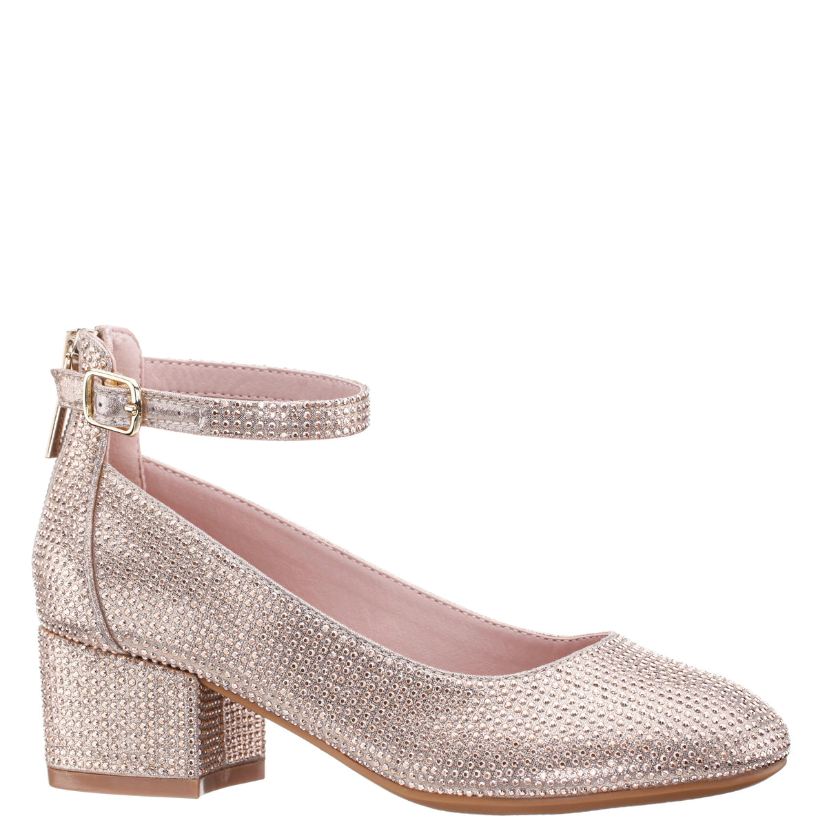 Nina Lennie2 in LT Gold Shimmer, angled view