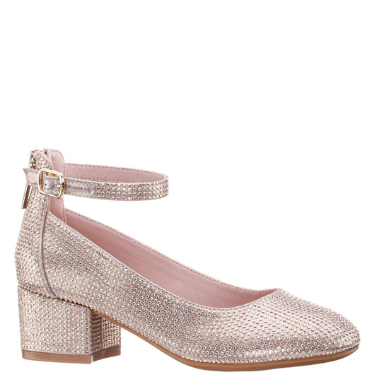 Nina Lennie2 in LT Gold Shimmer, angled view