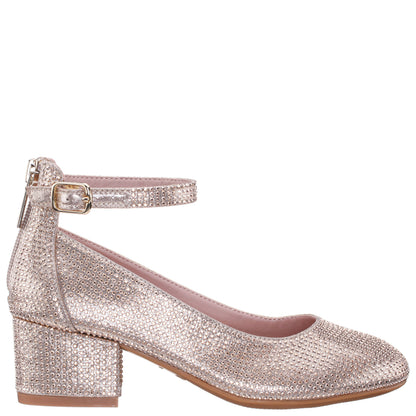 Nina Lennie2 in LT Gold Shimmer, side view