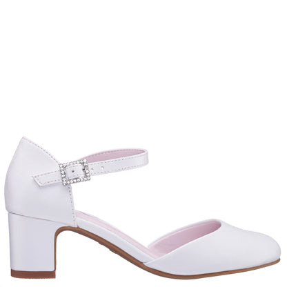 Nina Macey in White Smooth, side view
