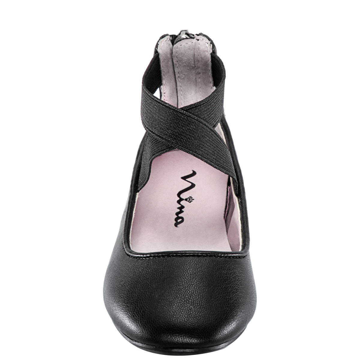 Nina Marissa in Black Smooth, front view