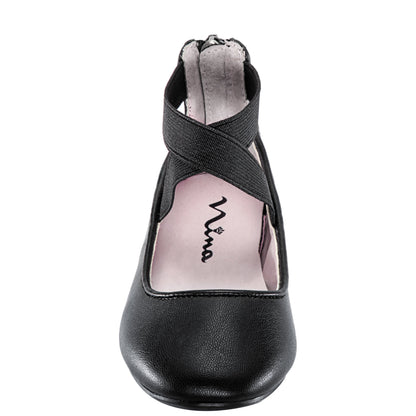 Nina Marissa in Black Smooth, front view