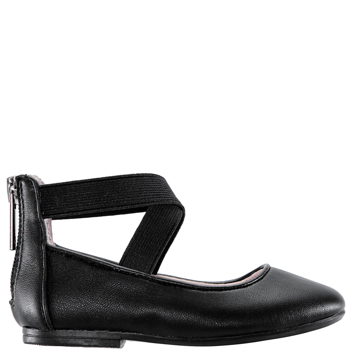 Nina Marissa in Black Smooth, side view