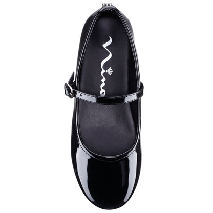 Nina Nicola in Black Patent, top view