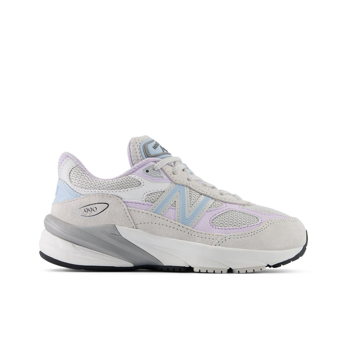 Fuelcell 990v6  Lace (Little Kids) - Grey Purple